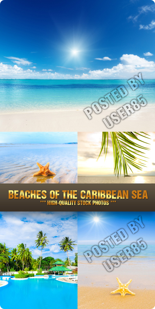 Stock Photo - Beaches of the Caribbean Sea