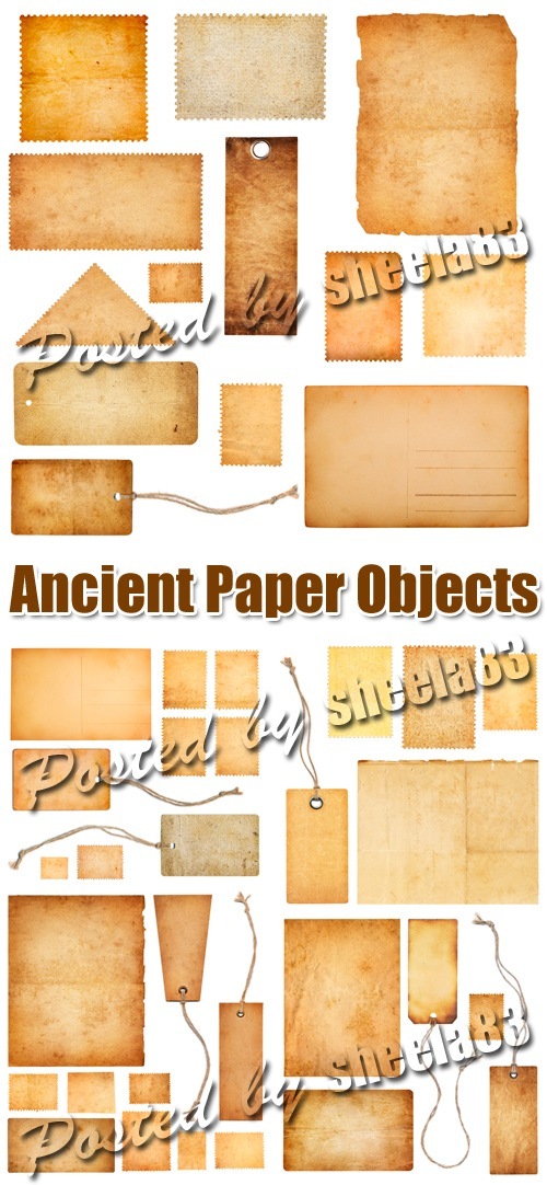 Ancient Paper Objects 5xJPGs