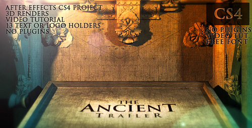 After Effects Project - The Ancient Trailer
