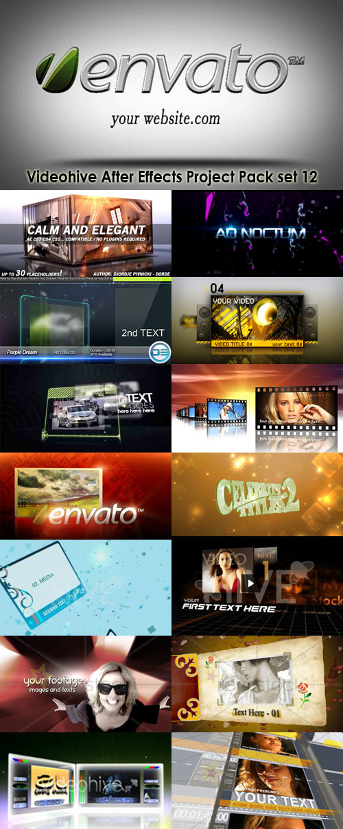 Videohive After Effects Project Pack set 12