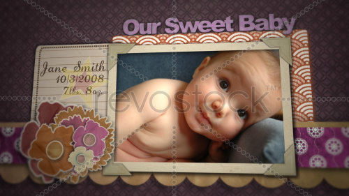 After Effects Project - Baby Girl Scrapbook 153583