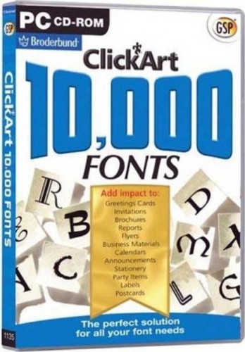 ClickArt 10.000 Unique Font Collection